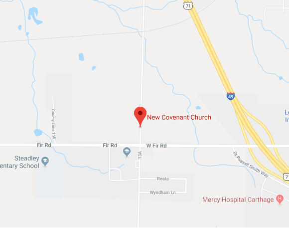 Map of New Covenant Church